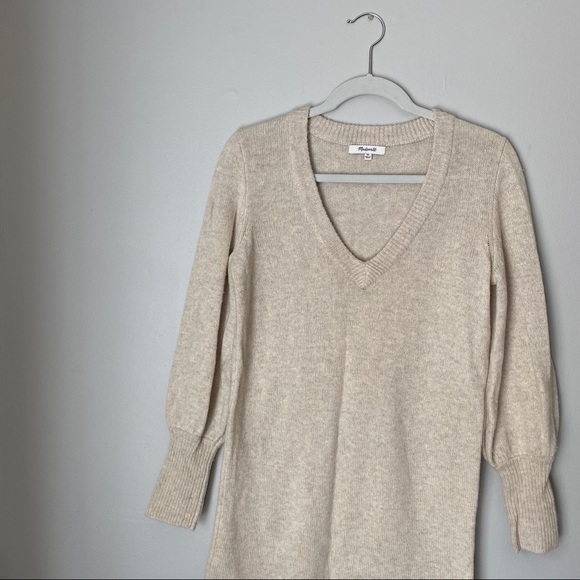 madewell bubble sleeve sweater dress - Picture 5 of 6